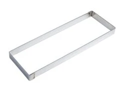 Cadre à Flan Inox - Ht 2,5 Cm - 37 X 11 Cm - Matfer