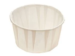 Caissettes Blanches (x 250) - Ø 5,4 X Ht 4 Cm - Nordia