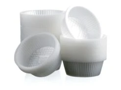 Caissette Plastique Ronde - Lot De 1000 - Ø 8,3 X Ht 3,1 Cm