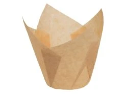 Caissette Tulipcup écrue (x 200) - Droite - Ø 5 X Ht 7 Cm - Nordia