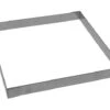Carré à Tarte Inox - Bord Droit - 16 X 16 X Ht 2 Cm - Mallard Ferrière