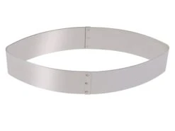 Cercle Inox Calisson - Ht 4 Cm - Long 33 Cm - De Buyer