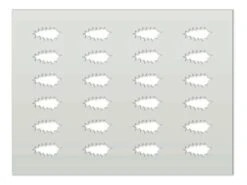 Chablon En Silicone - Feuille De Houx - 39 X 29 Cm