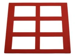Chablon En Silicone - 6 Rectangles