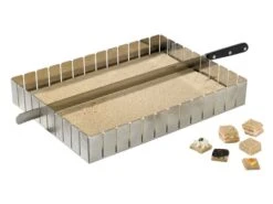 Diviseur Inox En Parts égales - 40 X 30 Cm - 80 Parts - Mallard Ferrière