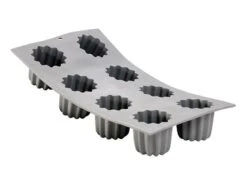 Moule Silicone élastomoule - 8 Cannelés - 30 X 17,6 Cm - De Buyer