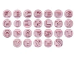 Emporte-pièces Lettres - Avec Poussoir - Ibili