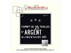 Feuilles D'argent - Carnet De 25 Feuilles - Meilleur Du Chef