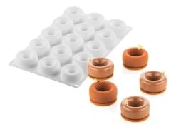 Moule Silicone - 12 Savarins Oblio - Ø 5 Cm - Silikomart