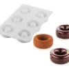 Moule Silicone - 6 Savarins Oblio - Ø 7,5 Cm - Silikomart
