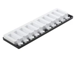 Moule Silicone Pour Glace - 10 Barres Arrondies - 40 X 12 Cm - Silikomart