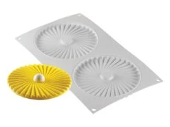 Moule Silicone - 2 Ronds Plissés - 30 X 17,5 Cm - Silikomart