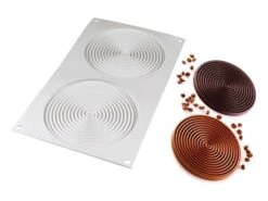 Moule Silicone - 2 Tourbillons - 30 X 17,5 Cm - Silikomart