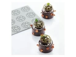 Moule Silicone Pavodécor - Décor Petits Cercles - 15 Empreintes - Pavoni