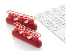 Moule Silicone Pavodécor - Décor Petits Coeurs - 10 Empreintes - Pavoni