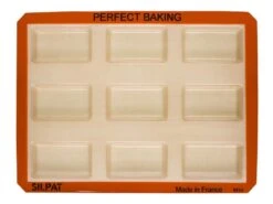 Moule Mini Cake Silpat Par Demarle - 9 Empreintes - 40 X 30 Cm - Demarle