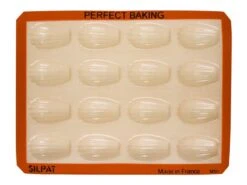Moule Madeleine Silpat Par Demarle - 16 Empreintes - 40 X 30 Cm - Demarle