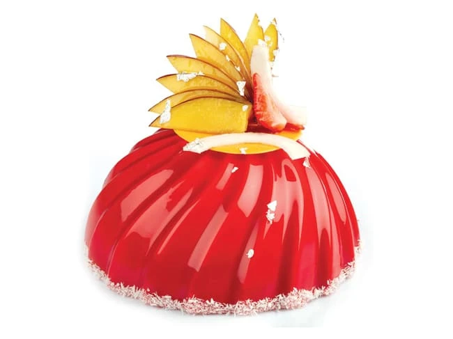 Moule Dôme Relief - Pavocake - Ø 18 X Ht 9 Cm - Pavoni