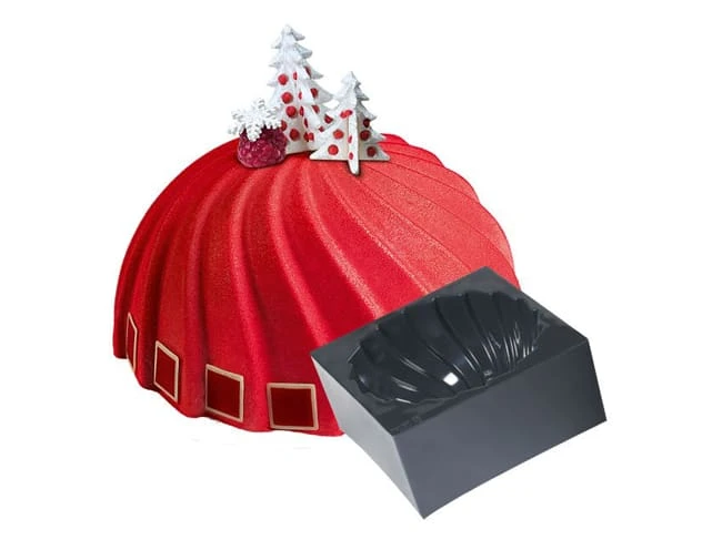 Moule Dôme Relief - Pavocake - Ø 18 X Ht 9 Cm - Pavoni – Image 2