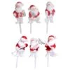 Pères Noël 6 Modèles Assortis (x 72) - Décoration Gâteau - Mallard Ferrière
