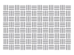 Pochoir à Biscuit - Rayure - 60 X 40 Cm - Martellato